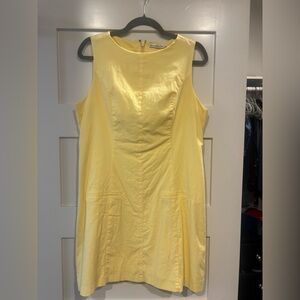 Abercrombie & Fitch Yellow Midi Dress